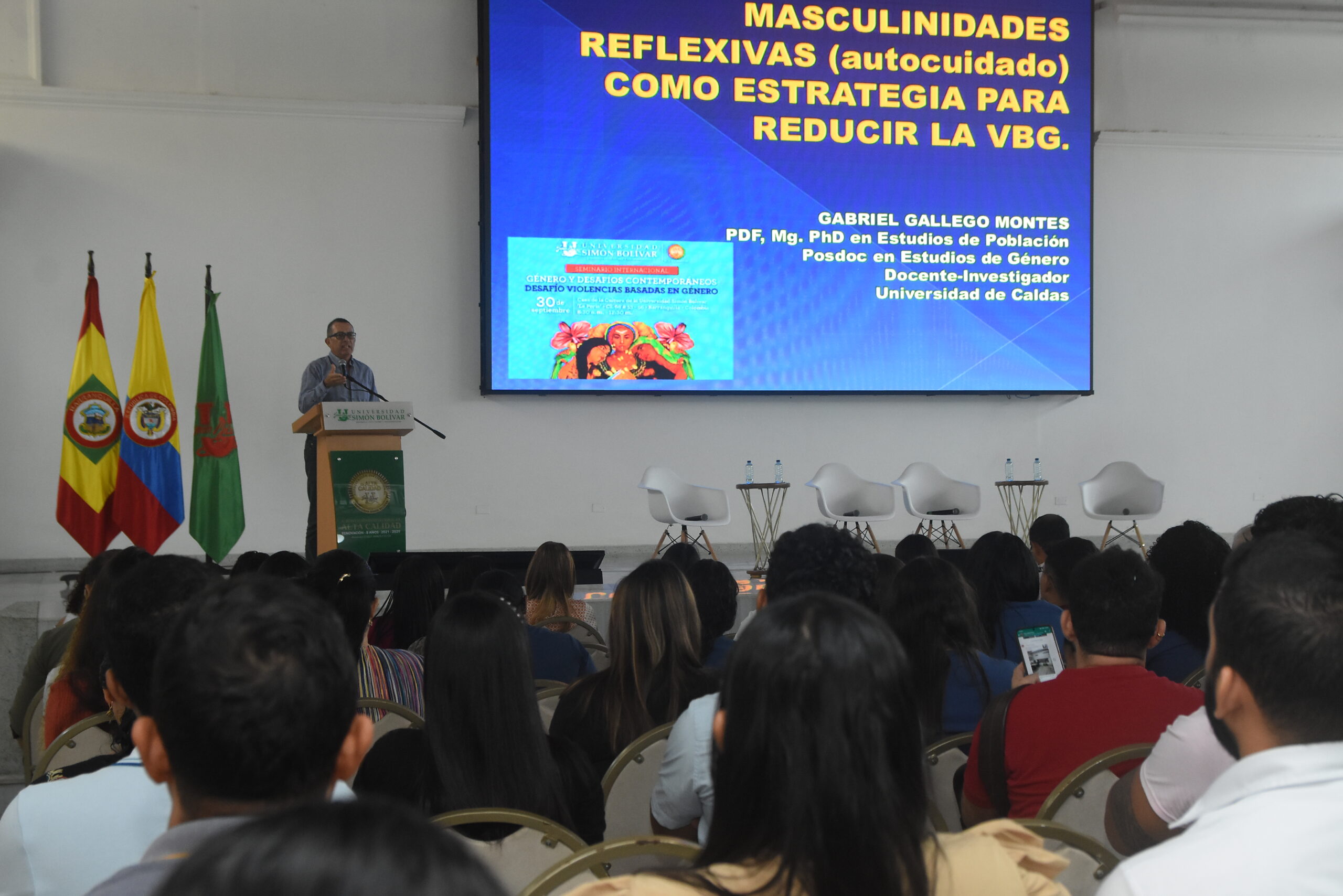 El seminario internacional Género y Desafíos Contemporáneos se realizó en la Casa de la Cultura de la Universidad Simón Bolívar, La Perla.